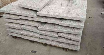 焦作芝麻白蘑菇石，自然面