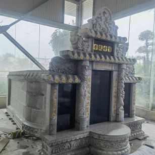 焦作套墓 墓碑 围坟石 异形定制