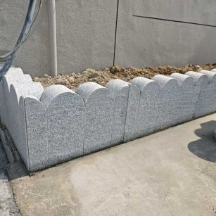 焦作芝麻白花边石  围边石