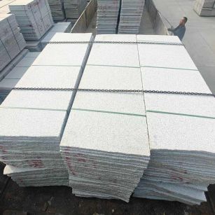 焦作芝麻白毛板，石材毛板