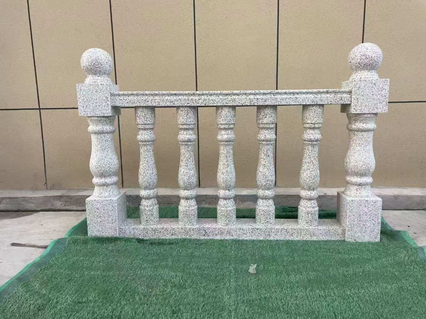 焦作芝麻白阳台栏杆 花岗岩栏杆