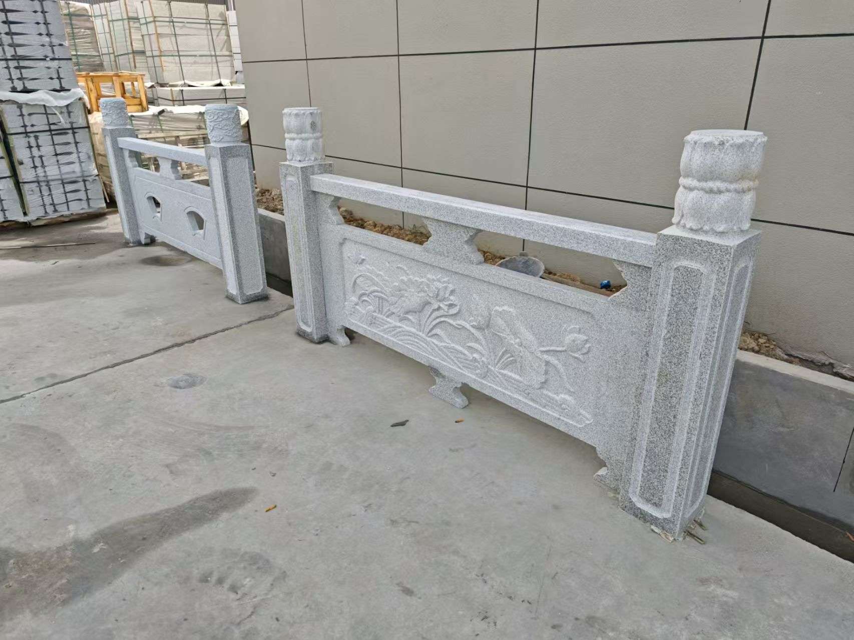 焦作芝麻白河道栏杆 石材栏杆