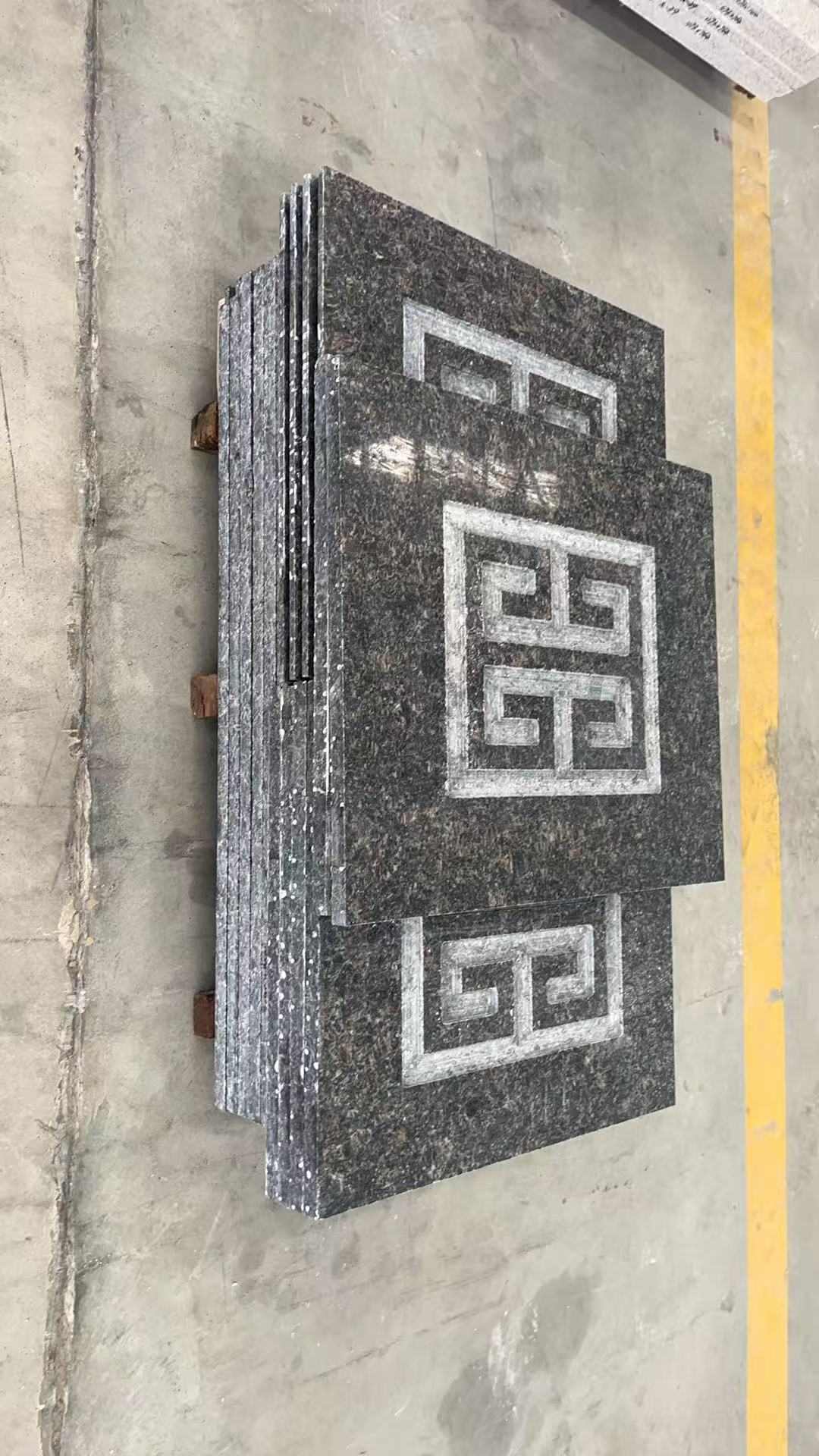 焦作英国棕回纹雕刻版
